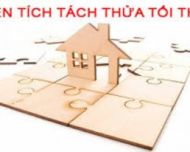 TÁCH THỬA QSDĐ