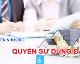 CHUYỂN NHƯỢNG QSDĐ