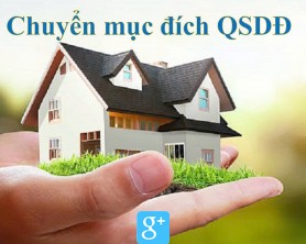 CHUYỂN MỤC ĐÍCH QSDĐ