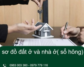 SƠ ĐỒ NHÀ Ở VÀ ĐẤT Ở (SỔ HỒNG)