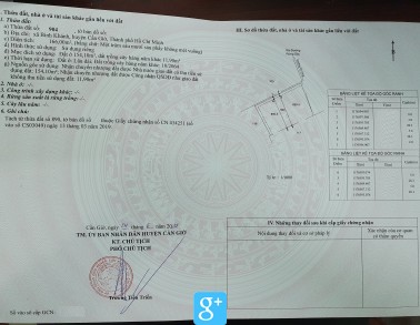 Đất thổ cư, khu hành chính xã Bình Khánh Cần Giờ