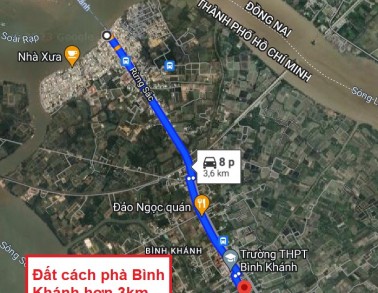 Đất quy hoạch thổ cư xã Bình Khánh Cần Giờ